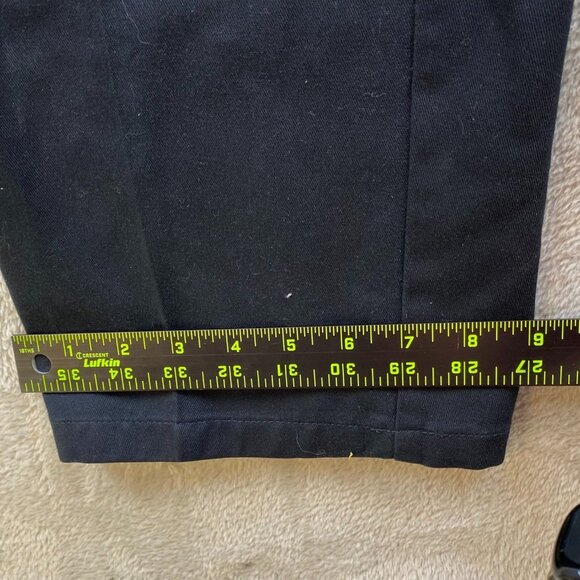 Dockers Men's Pants Size 36x32 Classic Straight Flat Front Casual Black Cotton - Picture 5 of 11
